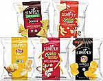 36-Count Simply Brand Organic Doritos Tortilla Chips, Lay's Potato Chips, Cheetos Puffs, Variety Pack $10.48 & More