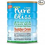 4-Pack of 31.8oz Pure Bliss by Similac Toddler Drink w/ Probiotics $65.05
