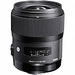 Sigma 35mm f/1.4 DG HSM Art Lens for Canon EF $749