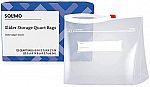 120-Count Solimo Slider Quart Food Storage Bags $7.87