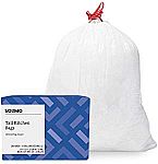 200-Count Solimo 13 Gallon Tall Kitchen Drawstring Trash Bags $15.75 or Less