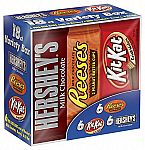 18-Count Hershey Candy Bar Assorted Variety Box $8.88