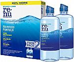 2- Pack 12 Oz Bausch + Lomb ReNu Lens Solution $6.43 and more