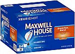 84-Count Maxwell House Breakfast Blend Coffee K-Cups $20.70