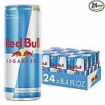 24-Pack of 8.4-Oz Red Bull Sugar Free Energy Drink $22.65
