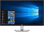 Dell S Series LED-Lit Monitor 32" Black (S3219D), QHD 2560 x 1440 $198