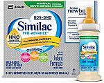 Similac Pro-Advance Infant Formula, Ready to Feed Newborn Bottles, 2 fl oz, (48 Count) $37.79