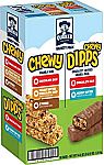 58-Count Quaker Chewy Granola Bars & Dipps Variety Pack $7.27 or Less