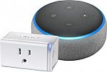 Amazon Echo Dot + Smart Plug Bundle $40 & More