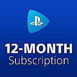 PlayStation Now: 12 Month Subscription [Digital Code] $60
