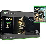 Microsoft Xbox One X 1TB Console w/ Fallout 76 & Titanfall 2 + Nitro Scorch DLC $339