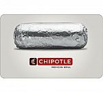 $15 Chipotle Gift Card $10