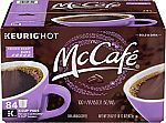 84-Count McCafe French Roast Dark K-Cups Pods $21.84 & More