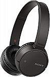 Sony WH-CH500 Wireless On-Ear Headphones $29