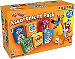 30-Ct Kellogg's Breakfast Cereal, Assortment Pack $5.24