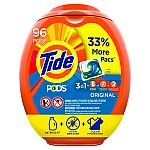 96-Count Tide Pods Liquid Laundry Detergent Pacs (Multiple Scent) $16