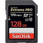 SanDisk 128GB Extreme PRO UHS-I SDXC Memory Card $32.99