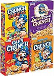 4-Pack of 14-oz Cap'N Crunch Breakfast Cereal (Variety Pack) $8.40 or Less