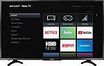 50" Sharp LC-50LBU591U 4K LED UHD HDR w/ Roku HDTV $280