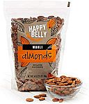 3-lbs Happy Belly Unsalted Whole Raw Almonds $12.34