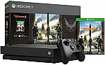 1TB Xbox One X Console with Tom Clancy's The Division 2 $329