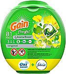 81-Ct Gain Flings Laundry Detergent Pacs $12.62 (Select Amazon Accounts)