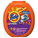 81-Count Tide Pods HE Laundry Detergent Pacs (Various) $13.97