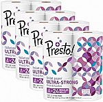 24-Ct Amazon Brand Presto Mega-Roll Toilet Paper $10 (Amazon Prime)