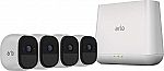 Arlo Pro VMS4430 Indoor/Outdoor HD Wire Free Security System with 4 Cameras (White) $350
