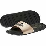 PUMA Cool Cat Metallic Women’s Slides $9, Men's Cool Cat Slides $12, Women's Sport slides $12 and more