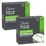 20-Count Dove Men+Care Body and Face Bar (Extra Fresh) $13.55
