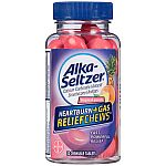 32-Count Alka-Seltzer Heartburn + Gas Relief Chews (Tropical Punch) $2.03