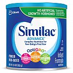 Similac Advance Infant Formula with Iron, Powder, 12.4 oz $9.99