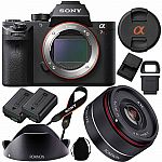 Sony a7R II + Rokinon 35mm f/2.8 FE Lens $1599, Sony a7RIII Camera + Rokinon 35mm f/2.8 FE Lens $2598 & More