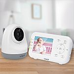 VTech 2.8" Digital Video Baby Monitor with Pan & Tilt Camera, Full Color and Automatic Night Vision $50