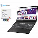 Lenovo 15.6" ideaPad S340 Laptop (i5-8265U 12GB 512GB SSD FHD) + Office Home & Student 2019 Kit $599