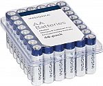 48-Pack Insignia AA / AAA Alkaline Batteries $7