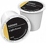 100-Count Solimo Light Roast Coffee K-Cup Pods (Morning Light) $17.54  ($0.18/Pod)