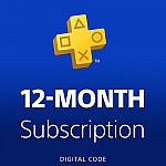 PlayStation Plus: 12 Month Membership [Digital Code] $33.99