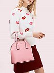 sylvia large dome satchel + heart mirror $139 (was $328)
