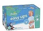 248-Ct Pampers Easy Ups Training Pants Diapers for Boys, 3T-4T $75.64 + $20 Amazon GC