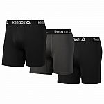 Reebok Men's Performance Boxer Briefs - 3 Pack $2.28 (+ BOGO 30% off)