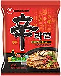 20-Pack NongShim Shin Ramyun Noodle Soup $12 or Less