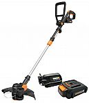 WORX WG170 Cordless Electric String Trimmer/Edger w/ 2 Batteries and Charger (refurbished)  + (6) Pack WORX WA0010 Replacement Spools $45 + Free Shipping