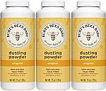 3-Pack Burt's Bees Baby 100% Natural Dusting Powder, Talc-Free Baby Powder (7.5 Ounce) $15.72
