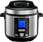 Gourmia 6-Quart Pressure Cooker with Auto Release $50