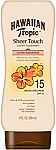 8-oz Hawaiian Tropic Sheer Touch Moisturizing Broad-Spectrum Lotion Sunscreen (SPF 15) $3 or Less