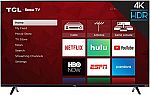 50" TCL 50S421 4K UHD HDR Roku Smart LED HDTV (Refurbished) $159