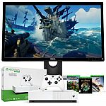 Xbox One S 1TB All-Digital Edition + Dell 23.6" LCD FHD 2 ms Gaming Monitor $250