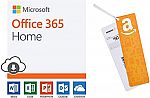 Prime Members: Microsoft Office 365 Home + $50 Amazon Gift Card $100